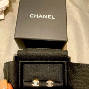 Chanel (CC) Authentic stud earrings.